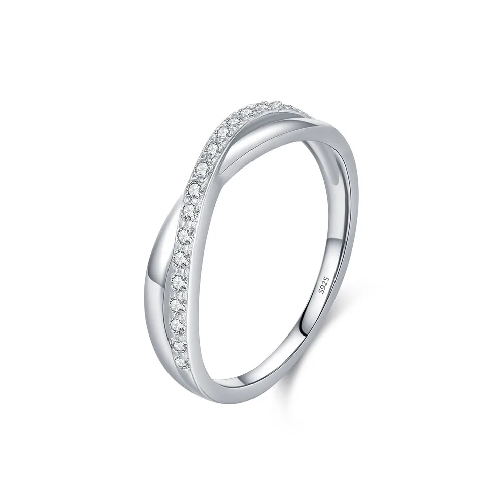 Apexelle Brand Luxury Jewelry 925 Sterling Silver Rings Crossed Line Design Stackable Style Ring Fine Jewelry
Apexelle Brand Luxury Jewelry 925 Sterling Silver Rings Crossed Line Design Stackable Style Ring Fine Jewelry