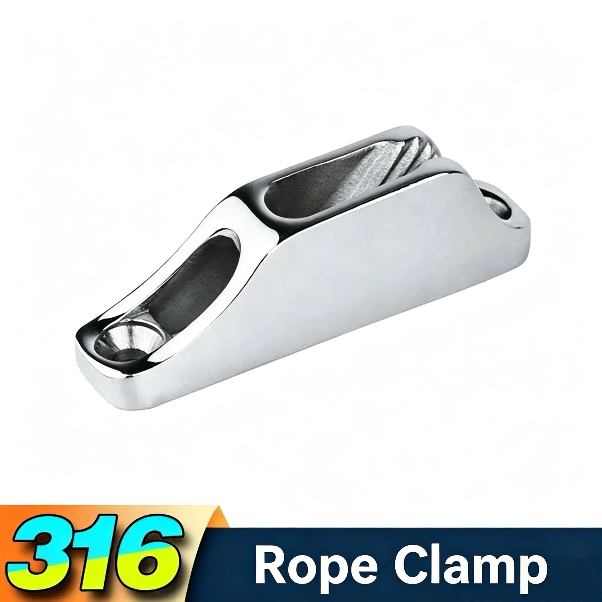 316 Stainless Steel Rope Clamp, Chain Stopper & Rope Snubber, Line Gripper for Sailboat & Yacht
316 Stainless Steel Rope Clamp, Chain Stopper & Rope Snubber, Line Gripper for Sailboat & Yacht