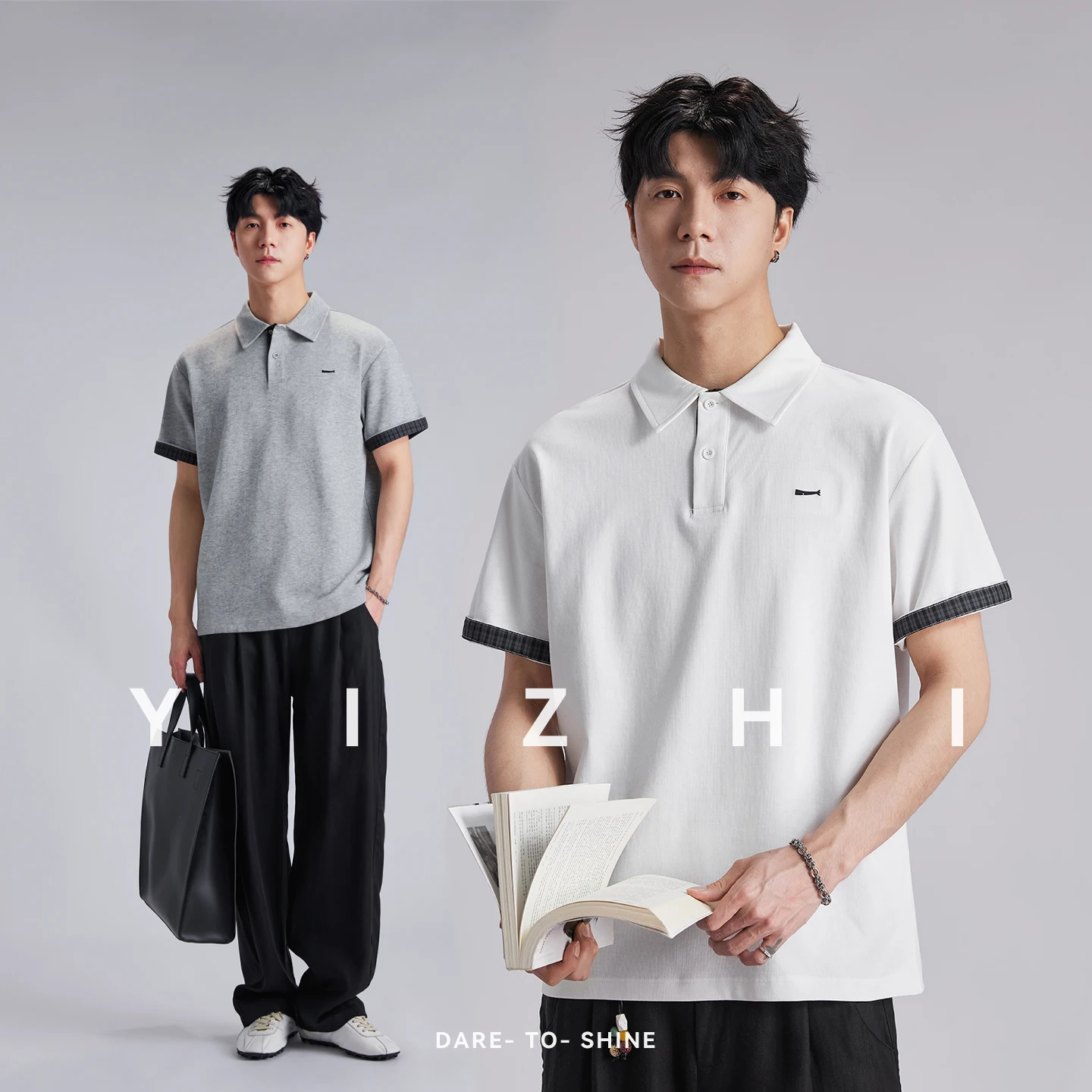 Fashion Men's Color Block Plaid Cuff Polo Shirt 2026 Summer Loose Short Sleeve T-shirt Casual Commuter Tops
Fashion Men's Color Block Plaid Cuff Polo Shirt 2026 Summer Loose Short Sleeve T-shirt Casual Commuter Tops