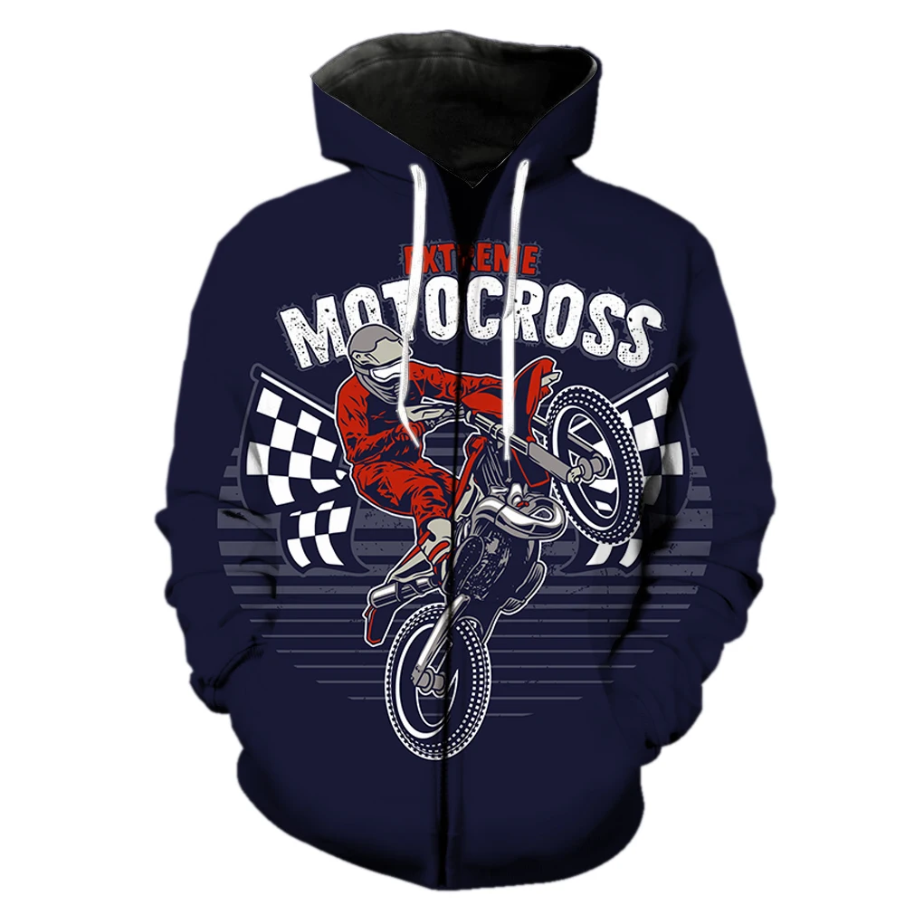 Cartoon Punk Style Motorcycle Men's Zipper Hoodie 3D Printed Cool Streetwear Spring Teens Harajuku Casual Tops Long Sleeve Funny
Cartoon Punk Style Motorcycle Men's Zipper Hoodie 3D Printed Cool Streetwear Spring Teens Harajuku Casual Tops Long Sleeve Funny