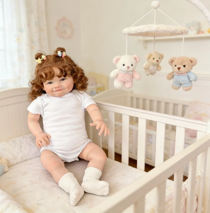 60CM Large Reborn Baby Raya with 3D Painted Skin & Realistic Veins High Quality Implanted Curly Hair Newborn Doll for Kids Gift
60CM Large Reborn Baby Raya with 3D Painted Skin & Realistic Veins High Quality Implanted Curly Hair Newborn Doll for Kids Gift