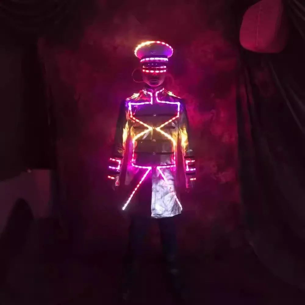 Bar Nightclub KTV Transmission Suit Performance Luminous Clothing LED Symphony Flash Suit Glasses Performance Suit Street Tide L
Bar Nightclub KTV Transmission Suit Performance Luminous Clothing LED Symphony Flash Suit Glasses Performance Suit Street Tide L