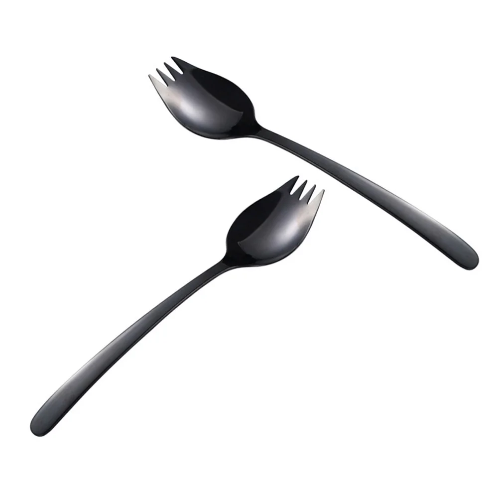 6 Pcs Multifunction Fork Spoon Serving Forks Noodle Salad Stainless Steel Kitchen Gilded
6 Pcs Multifunction Fork Spoon Serving Forks Noodle Salad Stainless Steel Kitchen Gilded