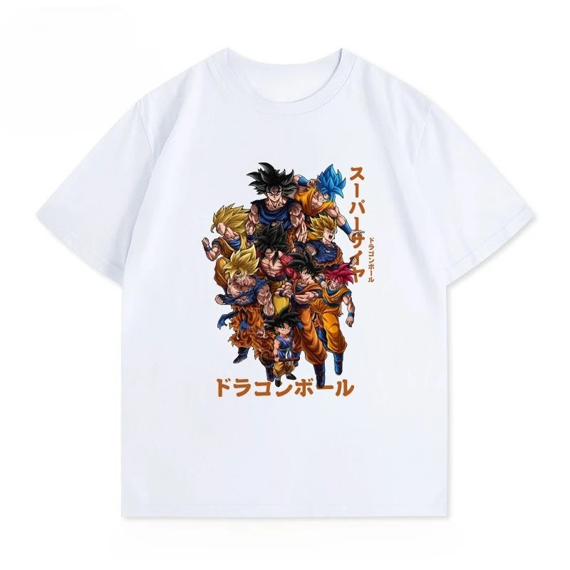 Dragon Ball Joint Летняя одежда для пар с короткими рукавами Гоку Мультфильм Комикс Повседневная одежда из чистого хлопка с короткими рукавами Спортивная повседневная удобная одежда
Dragon Ball Joint Летняя одежда для пар с короткими рукавами Гоку Мультфильм Комикс Повседневная одежда из чистого хлопка с короткими рукавами Спортивная повседневная удобная одежда