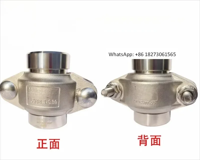 1PCS 30kg stainless steel clamp DN20-100 membrane shell groove clamp pipe clamp set including joint
1PCS 30kg stainless steel clamp DN20-100 membrane shell groove clamp pipe clamp set including joint