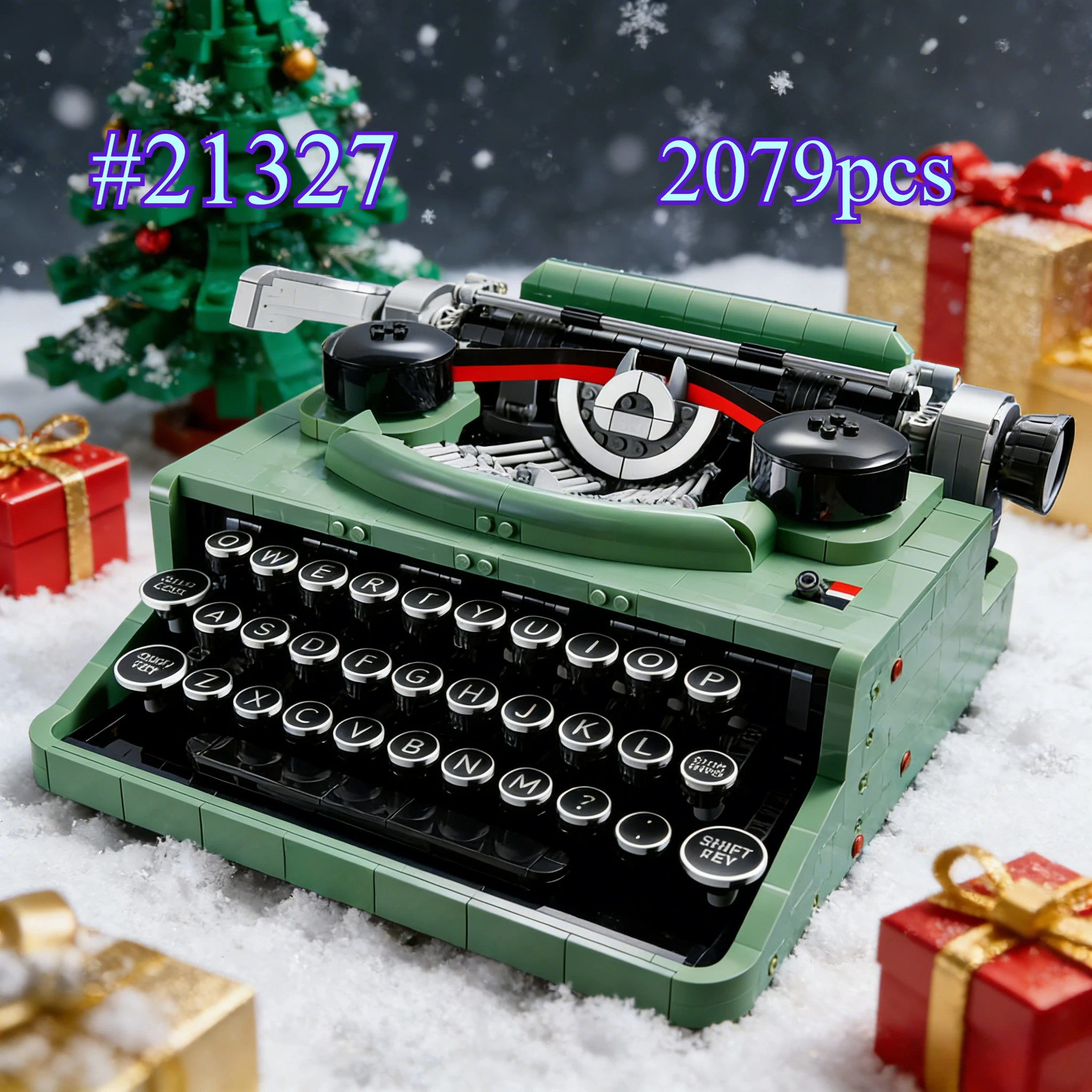 Пишущая машинка с клавиатурой 21327. Наборы строительных блоков. Подходит для рождественских подарков. Совместимы с частицами Legoed, 79 шт.
Пишущая машинка с клавиатурой 21327. Наборы строительных блоков. Подходит для рождественских подарков. Совместимы с частицами Legoed, 79 шт.