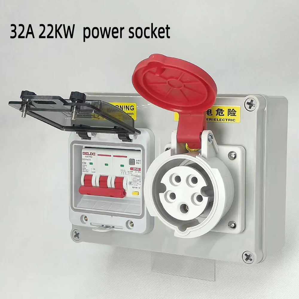 32A 22kw CEE Electrical Outlet Socket Power Outlet Box Simple Installation for Outdoor Car Charging Box
32A 22kw CEE Electrical Outlet Socket Power Outlet Box Simple Installation for Outdoor Car Charging Box