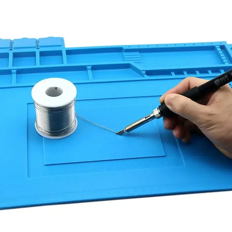 Repair Pad Insulation Heat-Resistant Soldering Station Silicon Soldering Mat Work Pad Desk Platform for BGA Soldering Station
Repair Pad Insulation Heat-Resistant Soldering Station Silicon Soldering Mat Work Pad Desk Platform for BGA Soldering Station