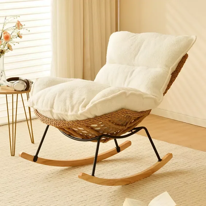 Rattan Lobster Rocking Chair for Lazy Leisure Living Room Lounge Chair
Rattan Lobster Rocking Chair for Lazy Leisure Living Room Lounge Chair
