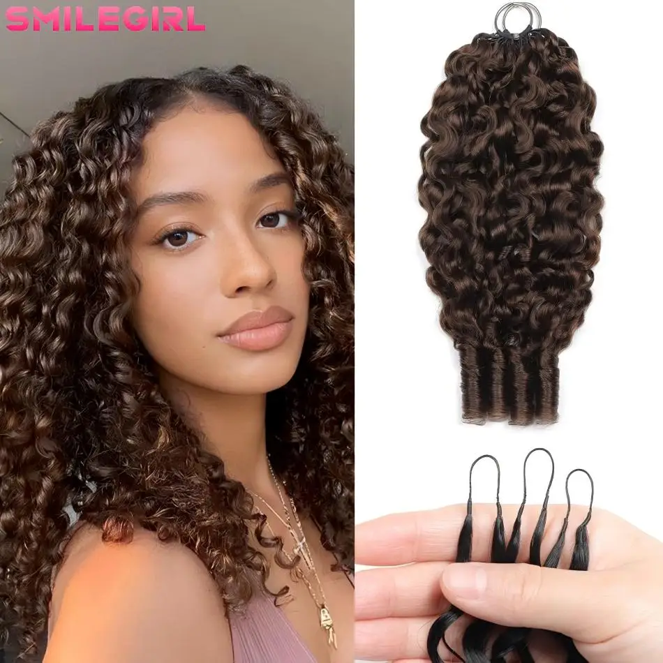 Burmese Curly Human Hair Feather Crochet Hair For Black Women 4 Packs 28 Inch Pre-Separated Crochet Human Hair Bundles Curly Human Hair Invisible Crochet Hair Extensions #4 Chocolate Brown Color
Burmese Curly Human Hair Feather Crochet Hair For Black Women 4 Packs 28 Inch Pre-Separated Crochet Human Hair Bundles Curly Human Hair Invisible Crochet Hair Extensions #4 Chocolate Brown Color