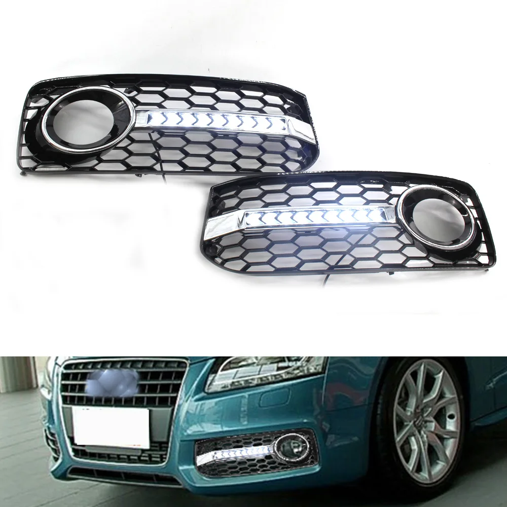 Flowing LED Honeycomb Mesh Grille Grill Fog Light Lamp Turn Signal DRL For AUDI A5 S-Line S5 B8 RS5 08-12 Not for Standard
Flowing LED Honeycomb Mesh Grille Grill Fog Light Lamp Turn Signal DRL For AUDI A5 S-Line S5 B8 RS5 08-12 Not for Standard