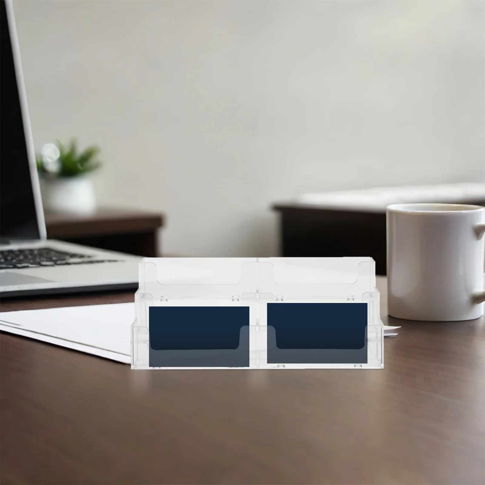 506pcs Transparent Business Display Stand Multiple Slot Desk Organizer For Office Reception Clear Plastic Card Case Holder
506pcs Transparent Business Display Stand Multiple Slot Desk Organizer For Office Reception Clear Plastic Card Case Holder