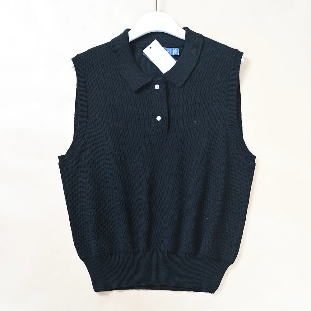Women's New Short Sleeveless Collar Knitted Vest Embroidered Design Fashionable Springwear Comfortable Fit Knitwear
Women's New Short Sleeveless Collar Knitted Vest Embroidered Design Fashionable Springwear Comfortable Fit Knitwear