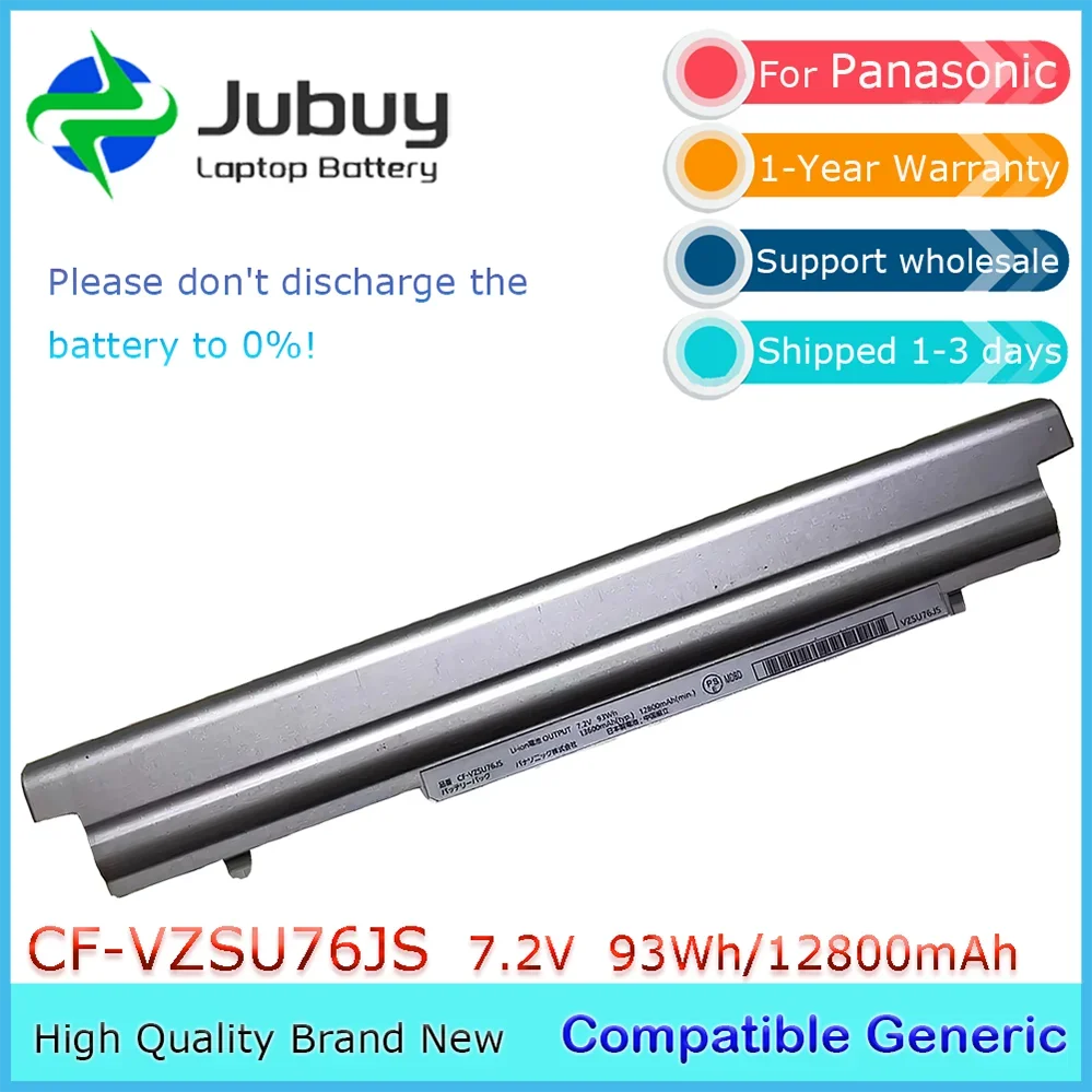 Compatible Generic 7.2V 93Wh 6800mAh CF-VZSU76JS Notebook Battery for Panasonic CF-SX1 NX1 SX2 NX2 CF-VZSU75JS CF-SX2JU Series
Compatible Generic 7.2V 93Wh 6800mAh CF-VZSU76JS Notebook Battery for Panasonic CF-SX1 NX1 SX2 NX2 CF-VZSU75JS CF-SX2JU Series