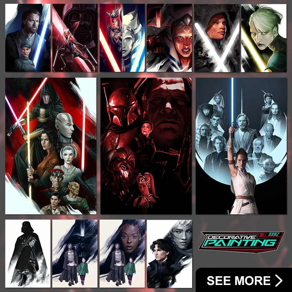 Star Wars Ahsoka Tano Posters Leia Organa Canvas Painting Anakin Skywalker Pictures Wall Artwork 1Pcs Movie No Frame Home Decor
Star Wars Ahsoka Tano Posters Leia Organa Canvas Painting Anakin Skywalker Pictures Wall Artwork 1Pcs Movie No Frame Home Decor