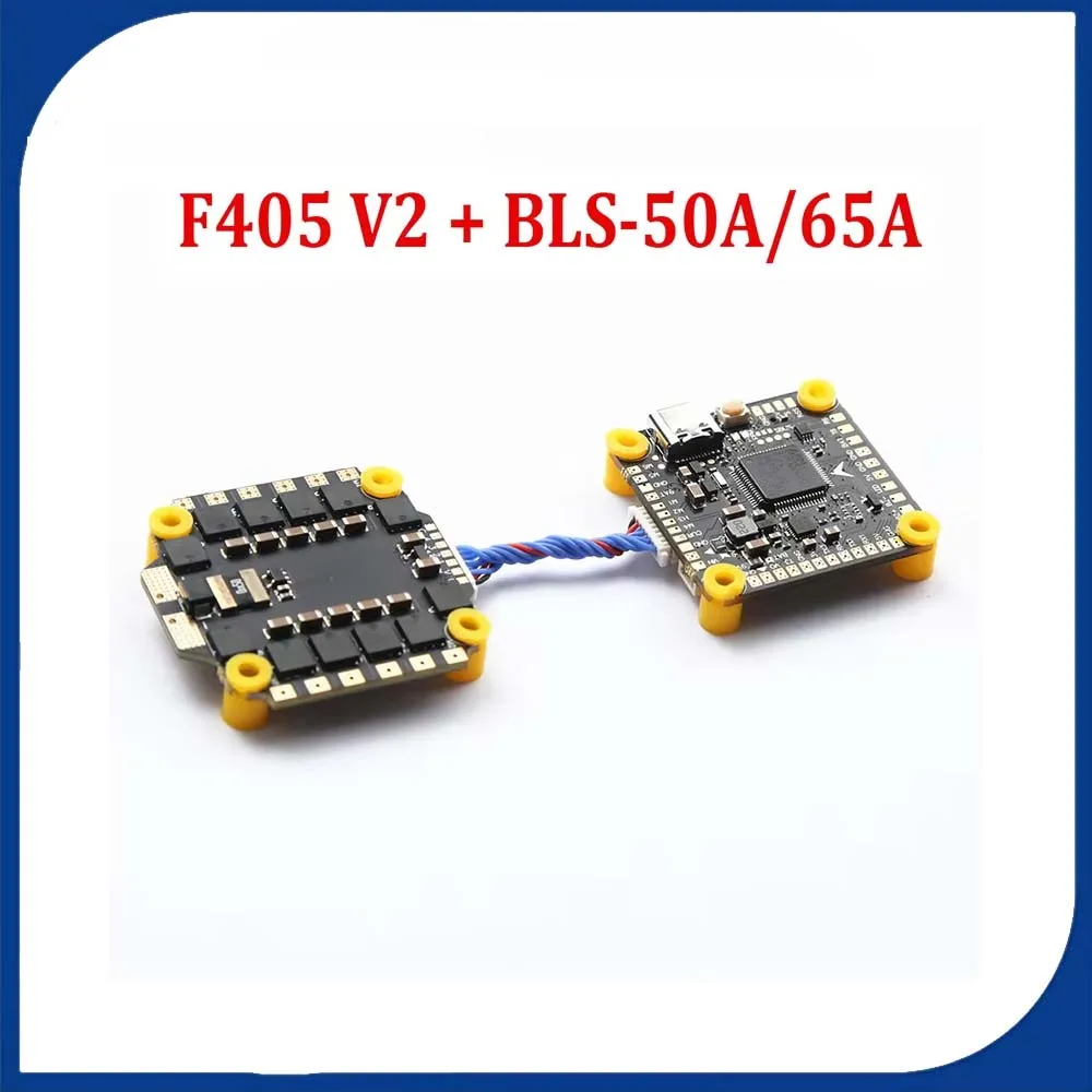 RC Tracker F405 V2 Контроллер полета Stack F4 V3S FC с поддержкой Betaflight/INAV BLS-50A/65A 4in1 ESC для FPV дрона
RC Tracker F405 V2 Контроллер полета Stack F4 V3S FC с поддержкой Betaflight/INAV BLS-50A/65A 4in1 ESC для FPV дрона