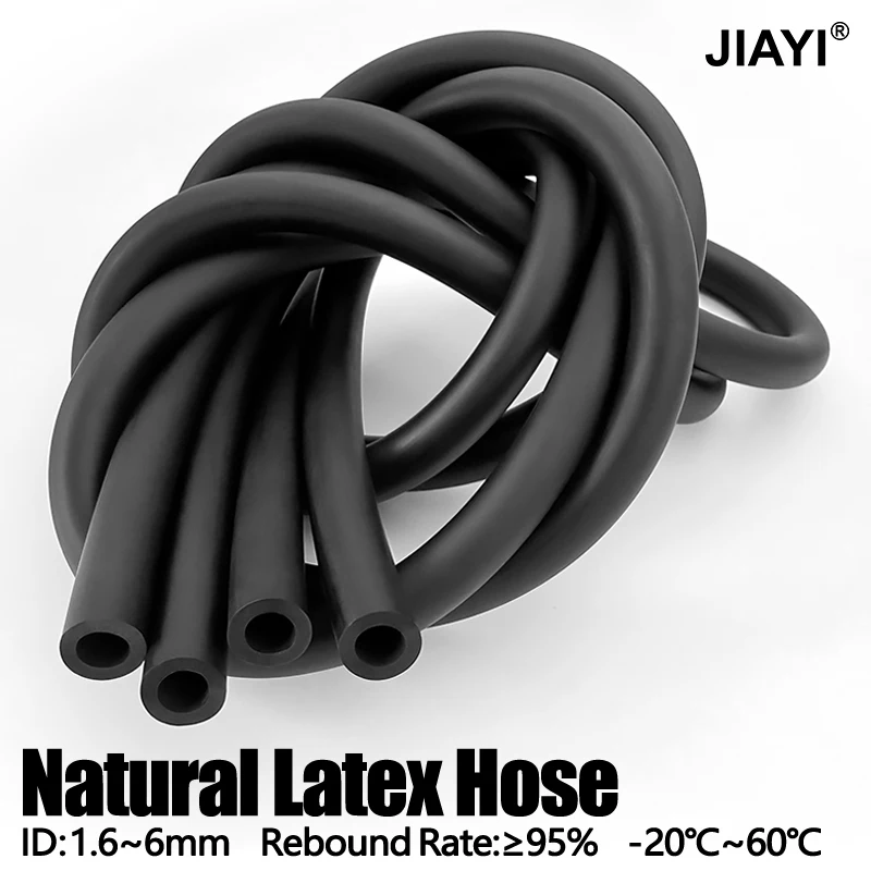 1~5M Black Natural Latex Rubber Tubing Tube ID1.5~6mm OD3.2~13mm Speargun Band Slingshot Catapult Tube Rubber Hose Tension Belt
1~5M Black Natural Latex Rubber Tubing Tube ID1.5~6mm OD3.2~13mm Speargun Band Slingshot Catapult Tube Rubber Hose Tension Belt