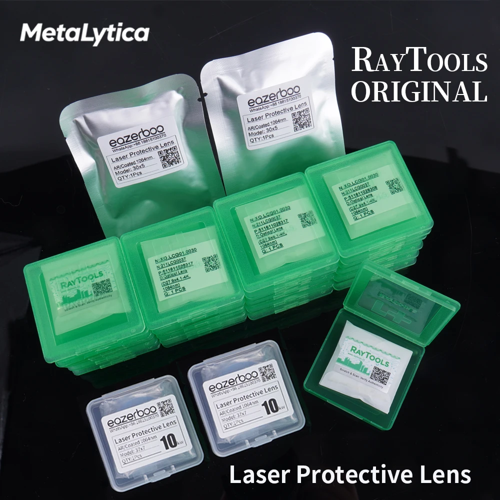 Raytools Original Laser Protective Lens Optical Windows 27.9x4.1 37x7 12kw 24.9x1.5 30x5 4kw with BM111 BM110 BM109 BM114S
Raytools Original Laser Protective Lens Optical Windows 27.9x4.1 37x7 12kw 24.9x1.5 30x5 4kw with BM111 BM110 BM109 BM114S