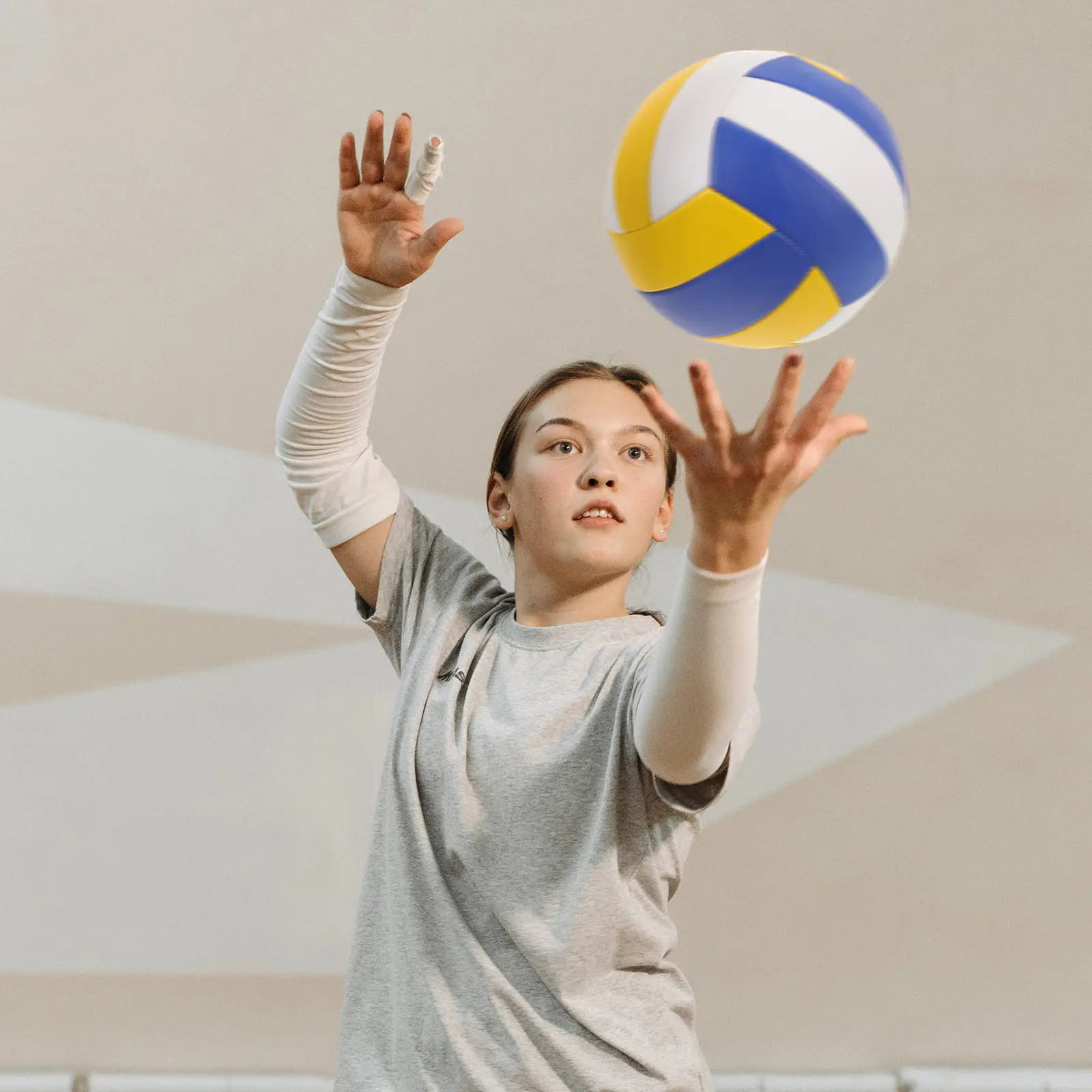 Inflatable Training Volleyball Size 5 Soft PU Volleyball for Indoor Use with Superior Stability Durability and
Inflatable Training Volleyball Size 5 Soft PU Volleyball for Indoor Use with Superior Stability Durability and