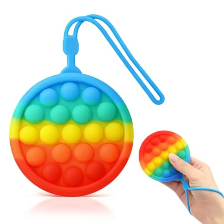 Upgraded Endless Pop Fidget Toy, Sensory Bubble Poppers for and Adults - Push, Poke, Squeeze for Stress Relief, Silicone Bubble
Upgraded Endless Pop Fidget Toy, Sensory Bubble Poppers for and Adults - Push, Poke, Squeeze for Stress Relief, Silicone Bubble