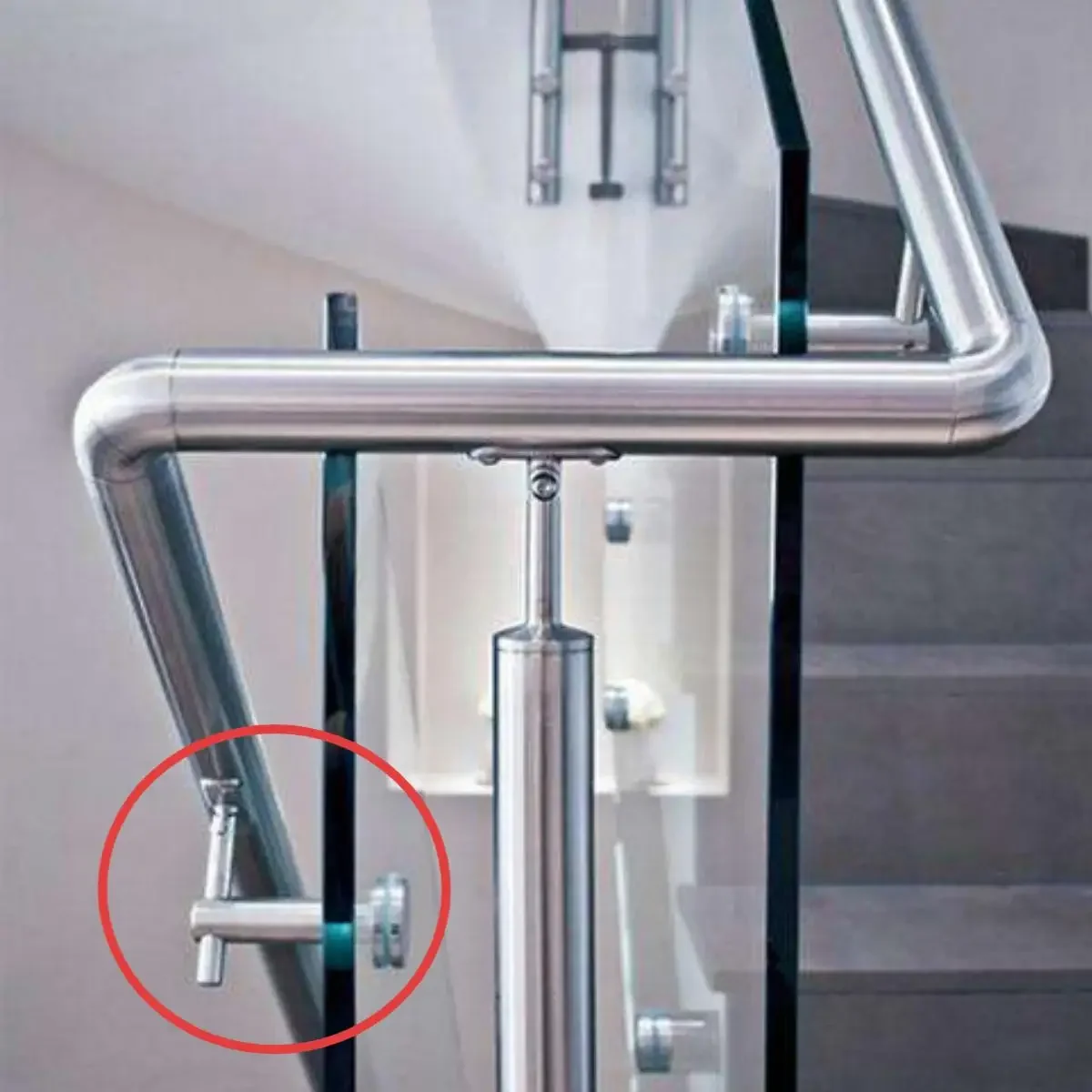 304 Stainless Steel Stair Glass Railing Balustrade 42.4mm Adjustable Handrail Bracket Glass Bracket for 12-30 mm Glass
304 Stainless Steel Stair Glass Railing Balustrade 42.4mm Adjustable Handrail Bracket Glass Bracket for 12-30 mm Glass