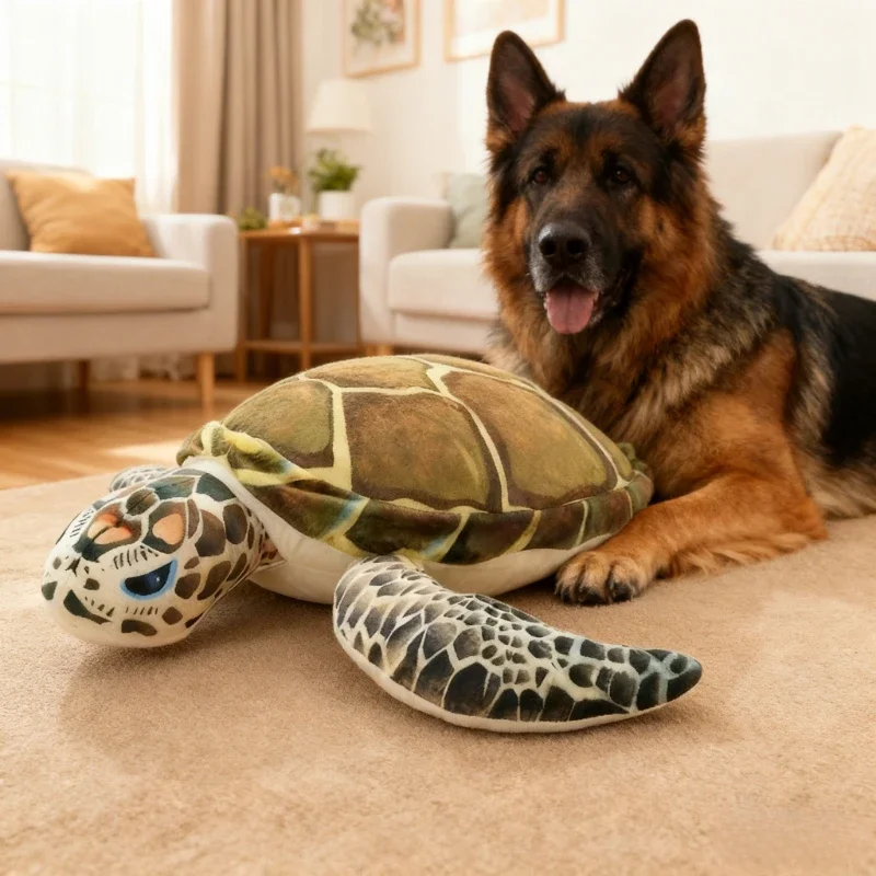 KEEHOME 1pc Realistic Turtle Plush for Pets - Soft Non-Shedding Stuffed Doll, Interactive Chew Suitable for Dogs & Cats, Pet Playmatet
KEEHOME 1pc Realistic Turtle Plush for Pets - Soft Non-Shedding Stuffed Doll, Interactive Chew Suitable for Dogs & Cats, Pet Playmatet