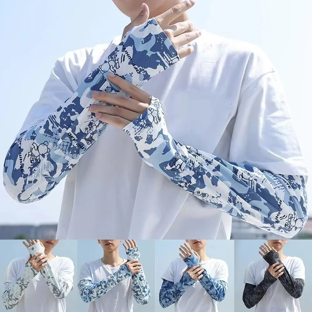 High Elastic Sunscreen Arm Sleeves Fingerless UV Protection Cooling Sleeves Breathable Washable Sun Protection Driving Sleeves
High Elastic Sunscreen Arm Sleeves Fingerless UV Protection Cooling Sleeves Breathable Washable Sun Protection Driving Sleeves
