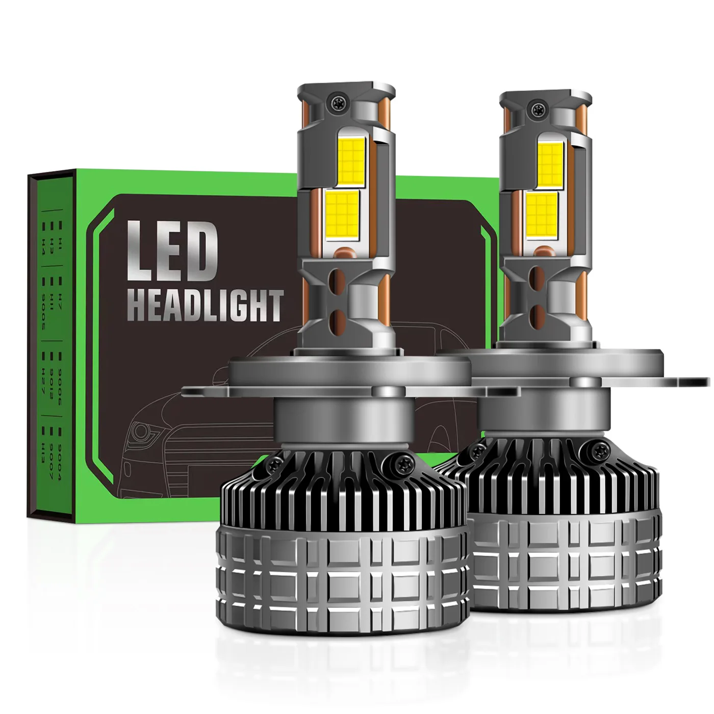 300W Laser LED Headlight Bulb H7 H11 High Power 4-Copper Tube Super Bright Retrofit Penetration Car Accessories for Vehicles
300W Laser LED Headlight Bulb H7 H11 High Power 4-Copper Tube Super Bright Retrofit Penetration Car Accessories for Vehicles