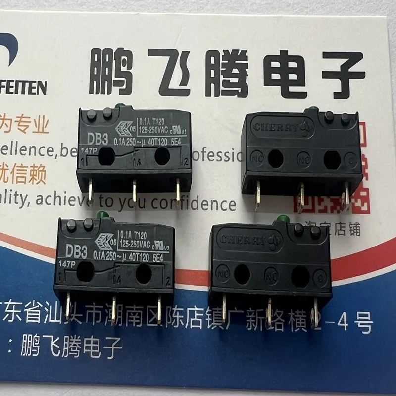 (New)2pcs/lot 100% original genuine Switch:DB3 gold contact 0.1A 250V micro switch travel limit button with 3 pins
(New)2pcs/lot 100% original genuine Switch:DB3 gold contact 0.1A 250V micro switch travel limit button with 3 pins
