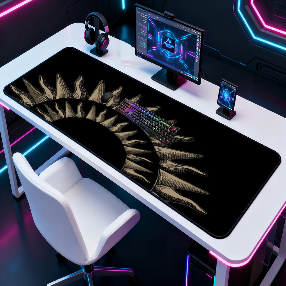 Gothic Mouse Pad Rubber Nonslip 140x60 Dark Design Sunburst Aesthetic Black Deskmat Gaming Mat Large Mousepad 1200x60 Desk Mats
Gothic Mouse Pad Rubber Nonslip 140x60 Dark Design Sunburst Aesthetic Black Deskmat Gaming Mat Large Mousepad 1200x60 Desk Mats