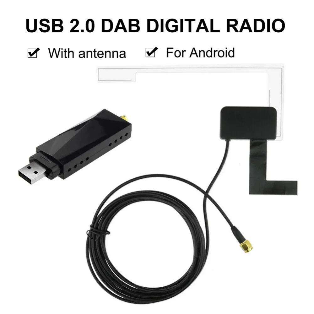 Car Audio Adapter FM Transmitter Box USB Dongle Receiver USB 5V DAB Radio Receiver 170-240MHz for Android 5.1 Above Car Stereo
Car Audio Adapter FM Transmitter Box USB Dongle Receiver USB 5V DAB Radio Receiver 170-240MHz for Android 5.1 Above Car Stereo