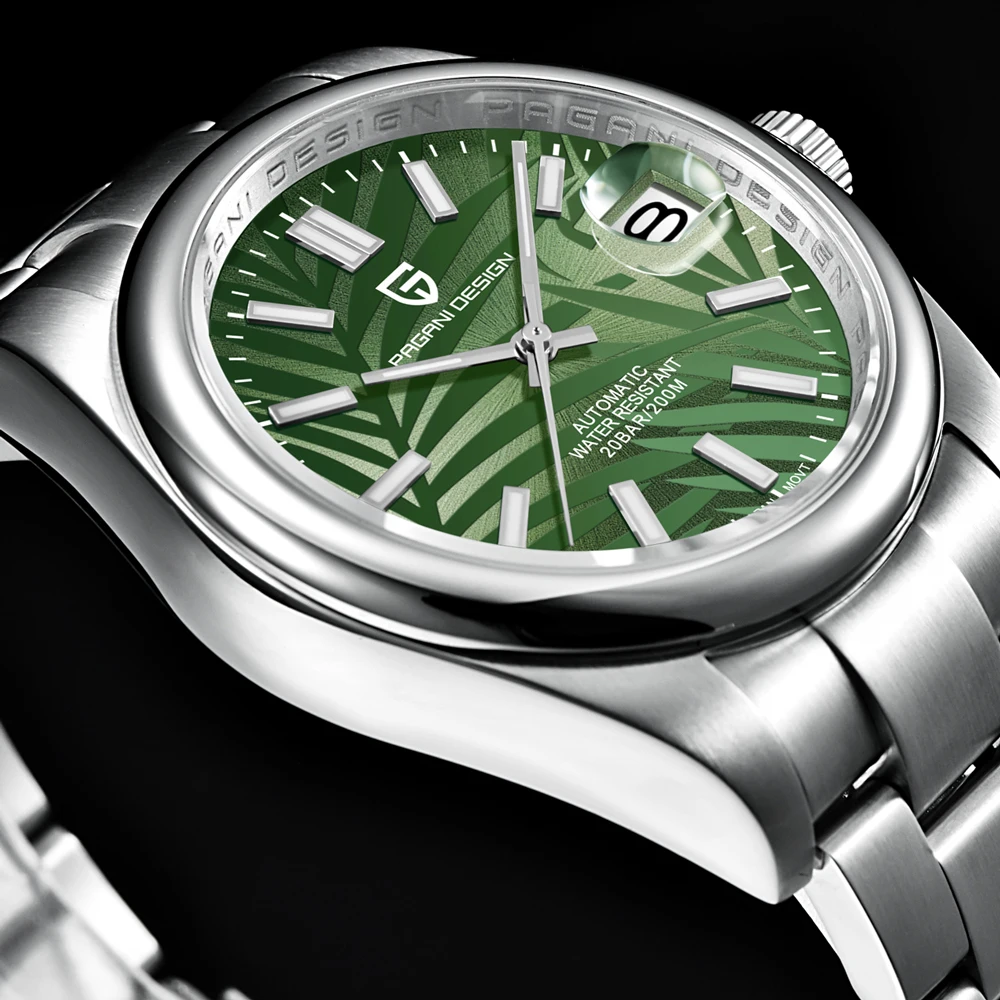 Новинка 2023 года PAGANI DESIGN 39 мм, циферблат с пальмовым листом, мужские часы, роскошные брендовые автоматические часы, мужские механические наручные часы Reloj Hombre
Новинка 2023 года PAGANI DESIGN 39 мм, циферблат с пальмовым листом, мужские часы, роскошные брендовые автоматические часы, мужские механические наручные часы Reloj Hombre