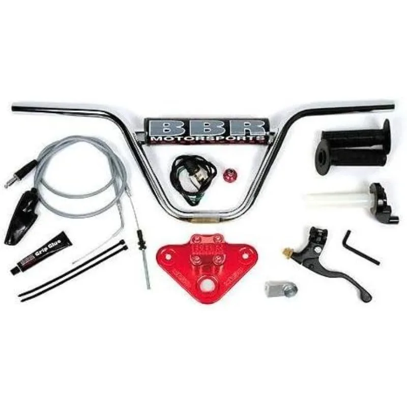 BBR Handlebar Kit With Tripleclamp Red XR/CRF 50 2000 Up 510 HX by BBR Motorsports
BBR Handlebar Kit With Tripleclamp Red XR/CRF 50 2000 Up 510 HX by BBR Motorsports