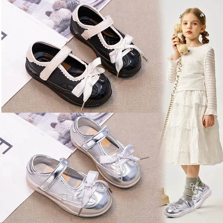 New Spring Autumn Girl Fashion Shoes Patchwork Bowknot Kids causal shoes for Princess Toddlers Soft Children's Leather Shoes
New Spring Autumn Girl Fashion Shoes Patchwork Bowknot Kids causal shoes for Princess Toddlers Soft Children's Leather Shoes