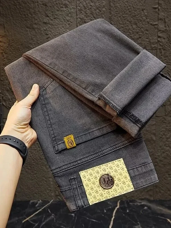 Fall 2025 Men's Slim Fit Stretch Denim Jeans Workwear Wear Resistant Casual Trousers High Elastici Cotton Twill Jeans
Fall 2025 Men's Slim Fit Stretch Denim Jeans Workwear Wear Resistant Casual Trousers High Elastici Cotton Twill Jeans