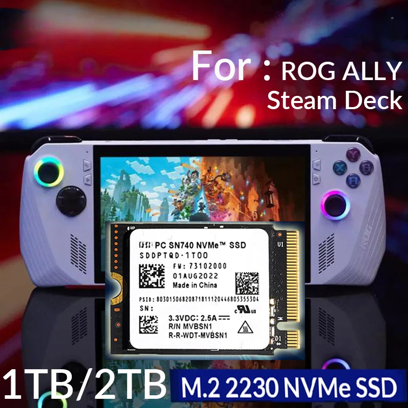 2025 SN740 1TB 2TB M.2 SSD 2230 NVMe PCIe Gen 4x4 SSD for Microsoft Surface ProX Surface Laptop 3 Steam Deck
2025 SN740 1TB 2TB M.2 SSD 2230 NVMe PCIe Gen 4x4 SSD for Microsoft Surface ProX Surface Laptop 3 Steam Deck