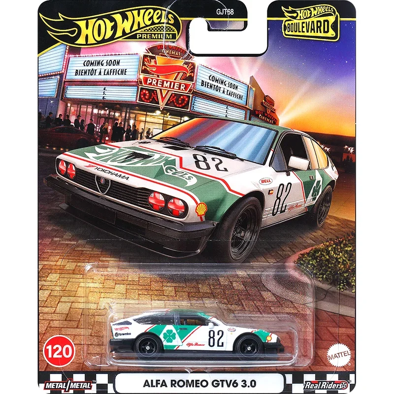 Original Hot Wheels Premium Car Boulevard Alfa Romeo GTV6 3.0 Toys Boys 1/64 Diecast Vehicles Models Birthday Gift
Original Hot Wheels Premium Car Boulevard Alfa Romeo GTV6 3.0 Toys Boys 1/64 Diecast Vehicles Models Birthday Gift