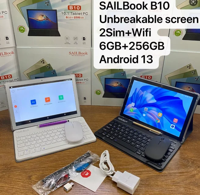 In Stock 10.1 Inch Android WIFI and 2SIM 6+256GB Tablet PC Complete Set of Keyboard Mouse Configurations 4G Call ANDROID 13
In Stock 10.1 Inch Android WIFI and 2SIM 6+256GB Tablet PC Complete Set of Keyboard Mouse Configurations 4G Call ANDROID 13