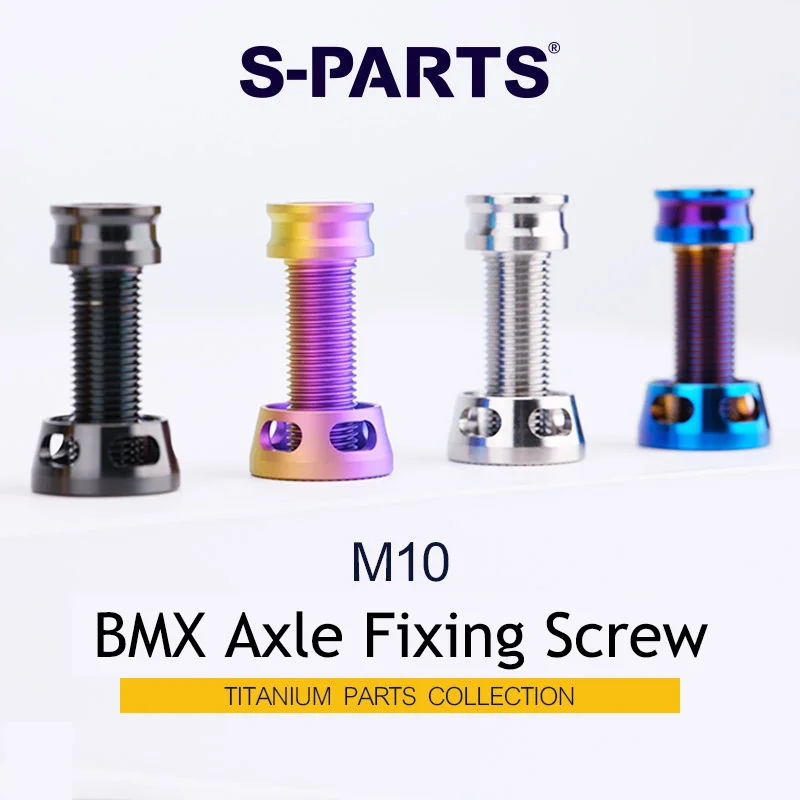 1PCS Titanium Alloy Wheel Axle Fixing Screw M10 Pitch 1.0 Matching Lock Washer Compatible with BMX Motorcycles & Bicycles
1PCS Titanium Alloy Wheel Axle Fixing Screw M10 Pitch 1.0 Matching Lock Washer Compatible with BMX Motorcycles & Bicycles