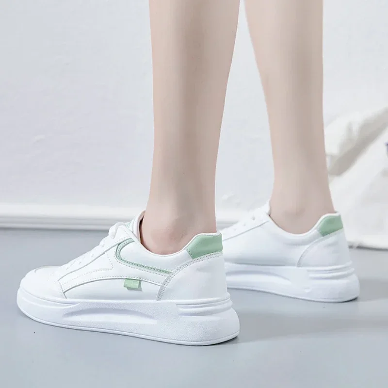 Women Sneakers PU Leather Lace-Up Breathable Jogging Casual De Mujer Outdoor Walking Shoe Skateboarding Shoes
Women Sneakers PU Leather Lace-Up Breathable Jogging Casual De Mujer Outdoor Walking Shoe Skateboarding Shoes