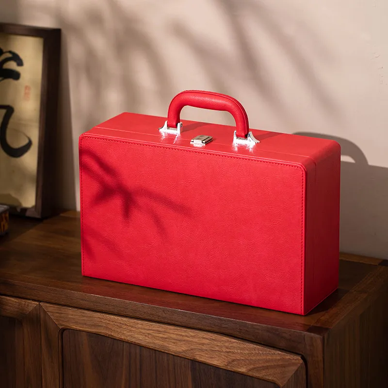 Portable Leather Storage Box Handheld Marriage Souvenir Box Miscellaneous Item Organizer Simple Sle Lo Closure Household ...
Portable Leather Storage Box Handheld Marriage Souvenir Box Miscellaneous Item Organizer Simple Sle Lo Closure Household ...