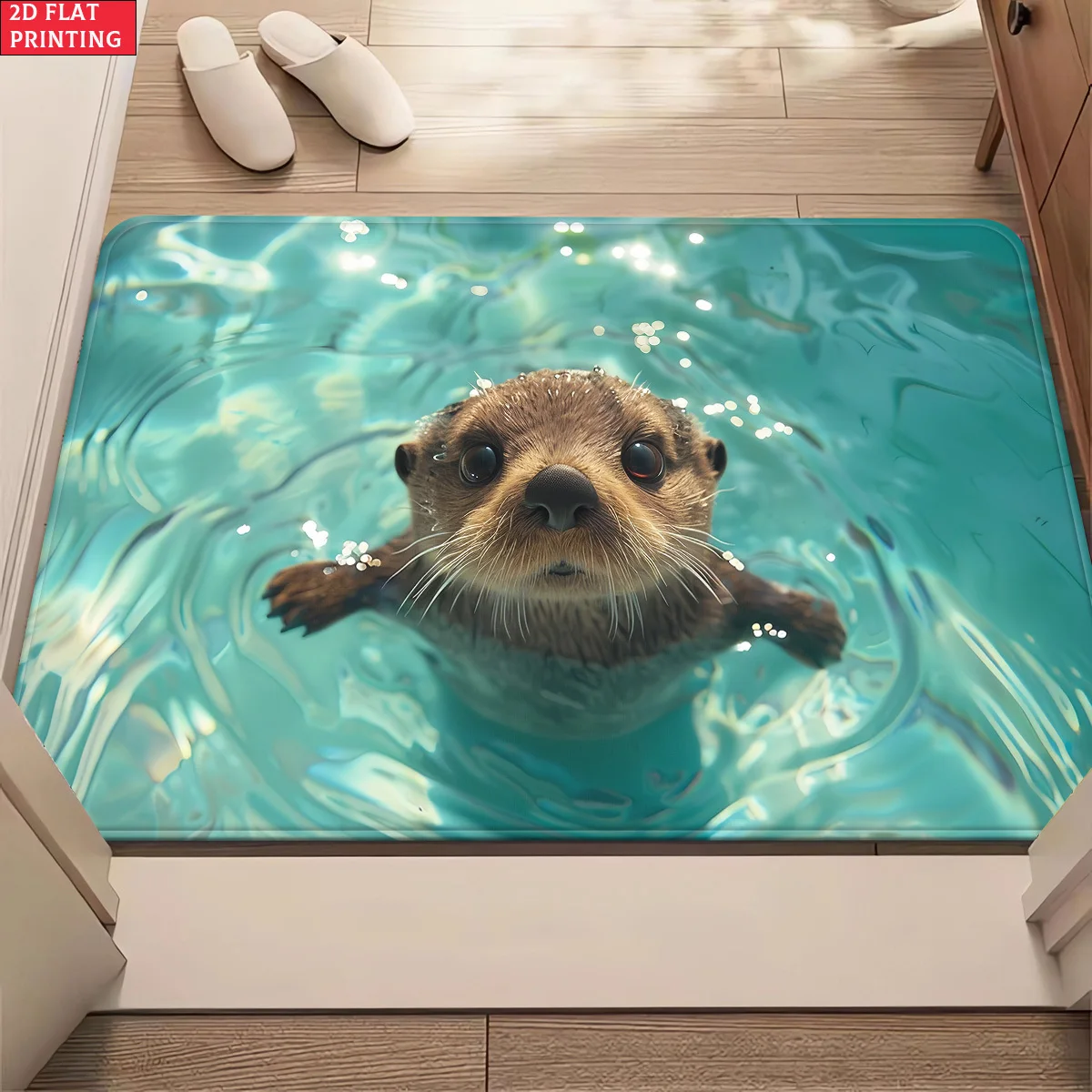 3D Otter Water Floor Mat Flannel Rug 3D Printed Carpet Home Decor Bathroom Rug Anti slip Washable Kids Living Room Rug
3D Otter Water Floor Mat Flannel Rug 3D Printed Carpet Home Decor Bathroom Rug Anti slip Washable Kids Living Room Rug