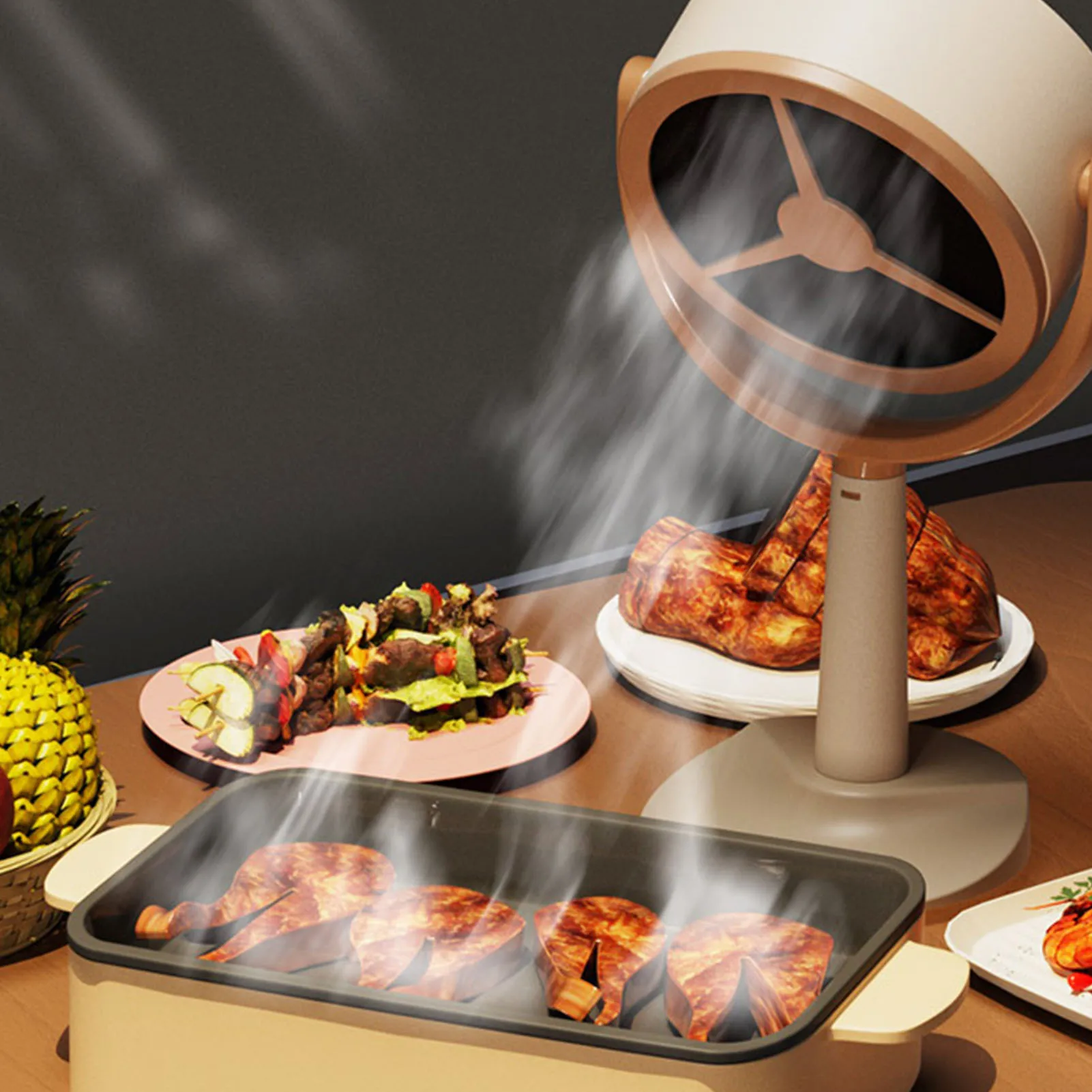 Portable Exhaust Fan Small Kitchen Hood Extractor Barbecue USB Supply Desktop Range Hoods Mini Suction Cooker Hood
Portable Exhaust Fan Small Kitchen Hood Extractor Barbecue USB Supply Desktop Range Hoods Mini Suction Cooker Hood