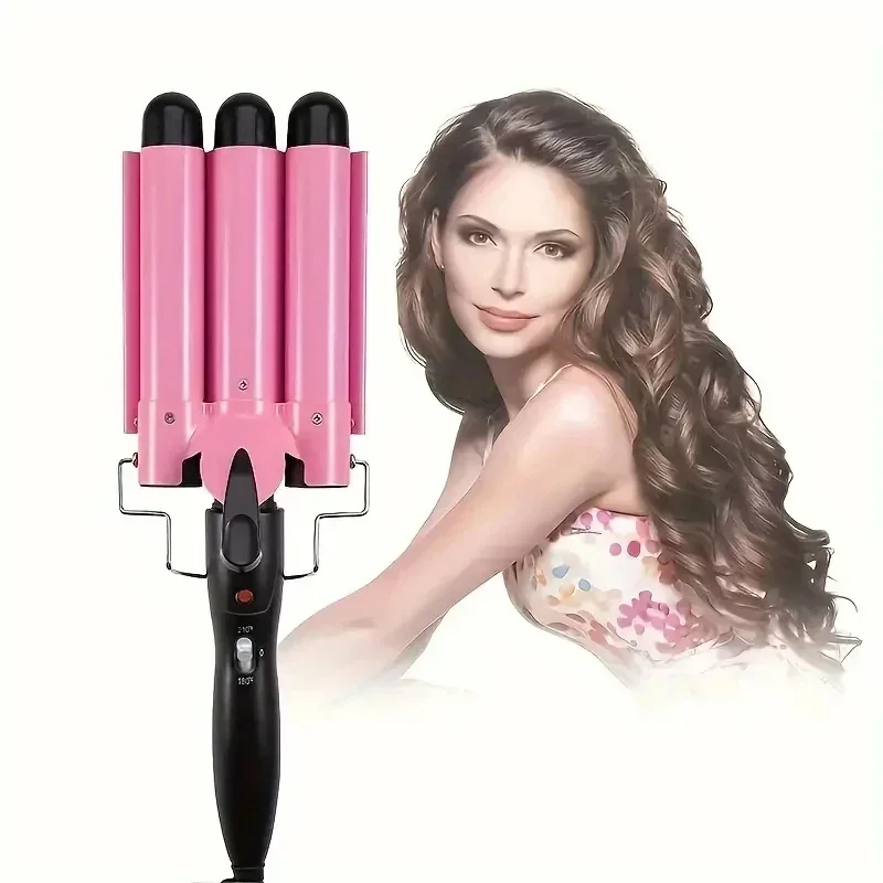 1PC-Professional Ceramic Triple Barrel Hair Waver - Electric Curling Iron,Styling Tool for Perfect Waves & Curls,Salon-Quality.
1PC-Professional Ceramic Triple Barrel Hair Waver - Electric Curling Iron,Styling Tool for Perfect Waves & Curls,Salon-Quality.