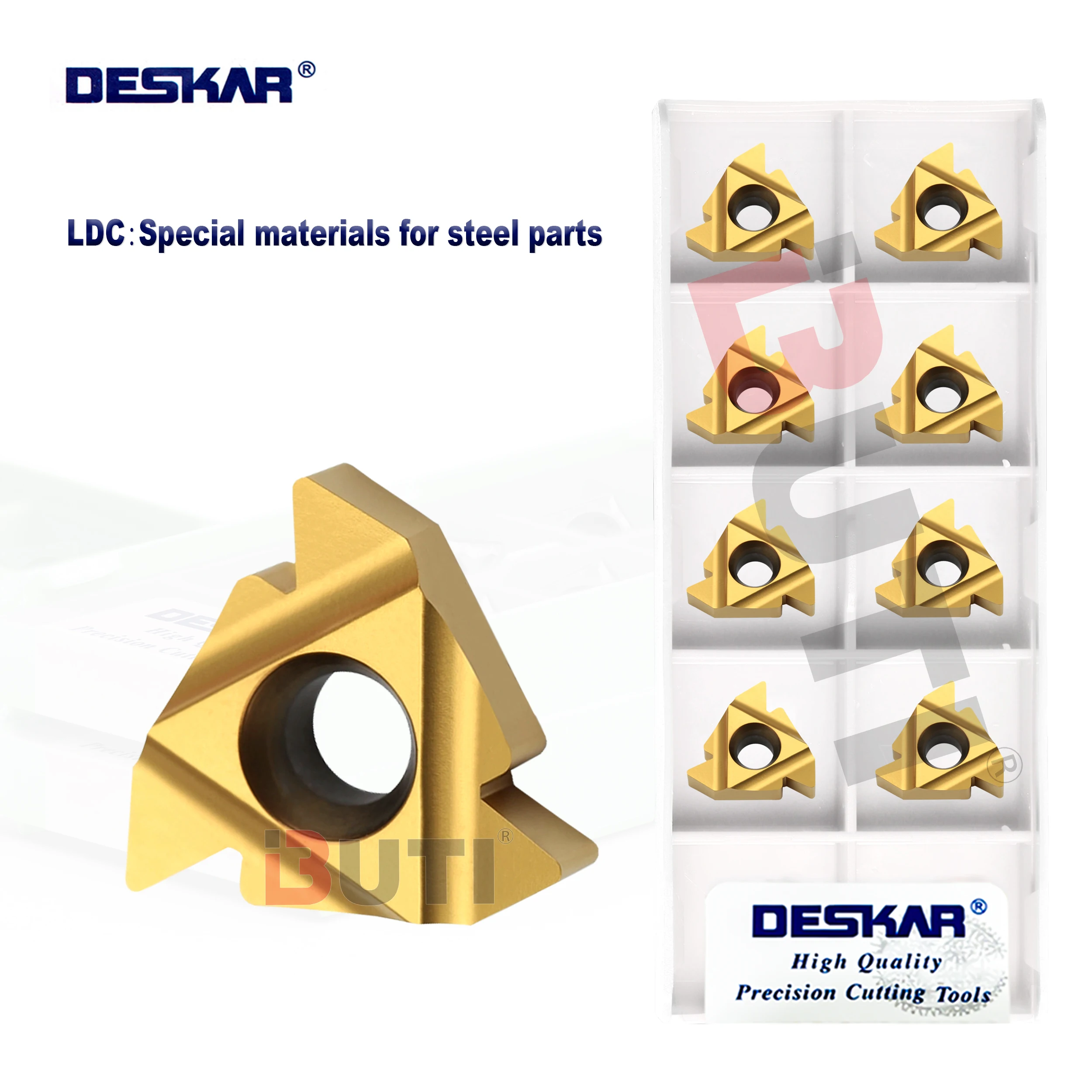 DESKAR 100% Original Threaded blade 22ER 22IR N55 N60 LDC CNC lathe Steels Components Process Cutting Tools Cut Threaded Blade
DESKAR 100% Original Threaded blade 22ER 22IR N55 N60 LDC CNC lathe Steels Components Process Cutting Tools Cut Threaded Blade