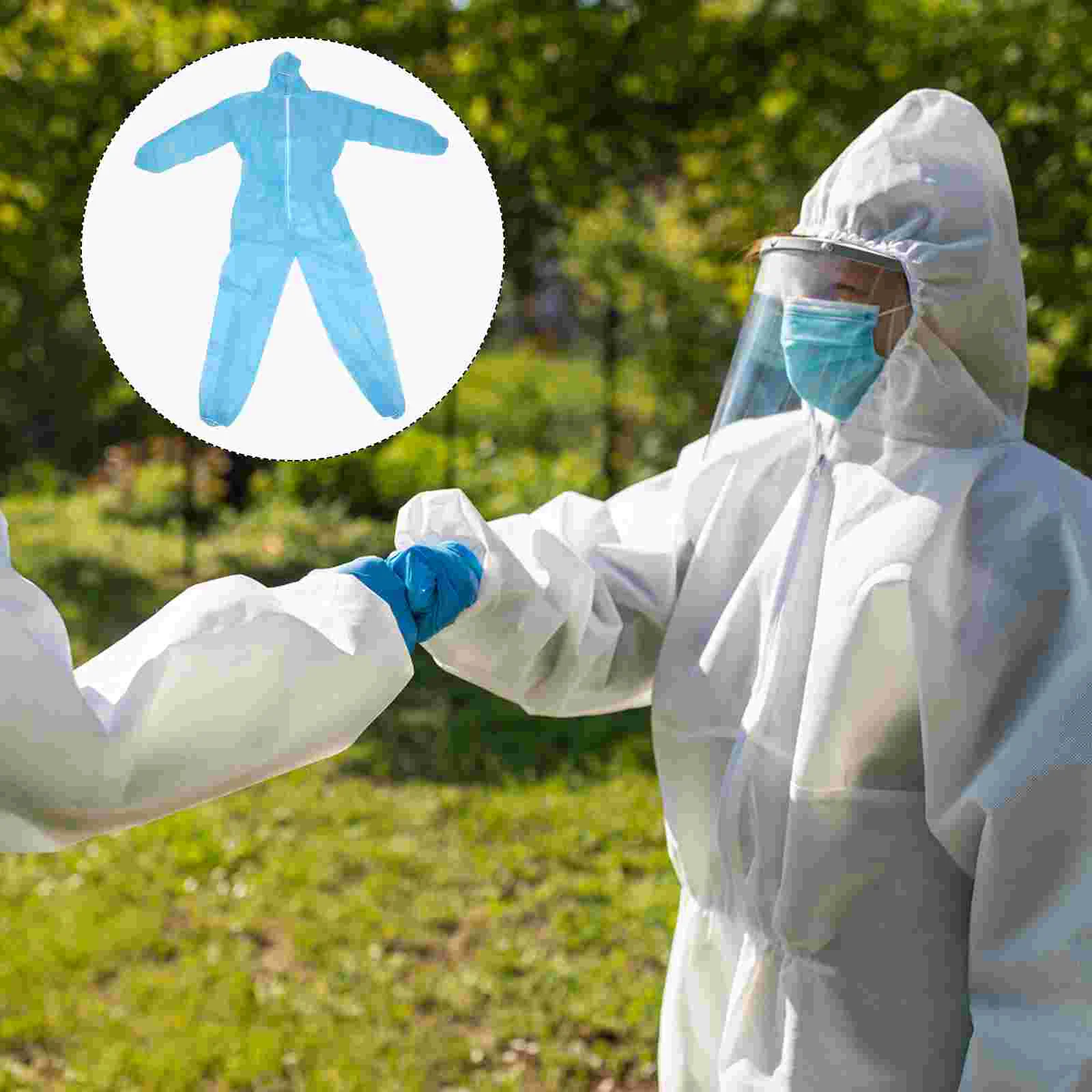Protective Work Suit One Piece Non Woven Disposable Isolated Clothing Labor Apparel Dust Prevention Cleaning
Protective Work Suit One Piece Non Woven Disposable Isolated Clothing Labor Apparel Dust Prevention Cleaning