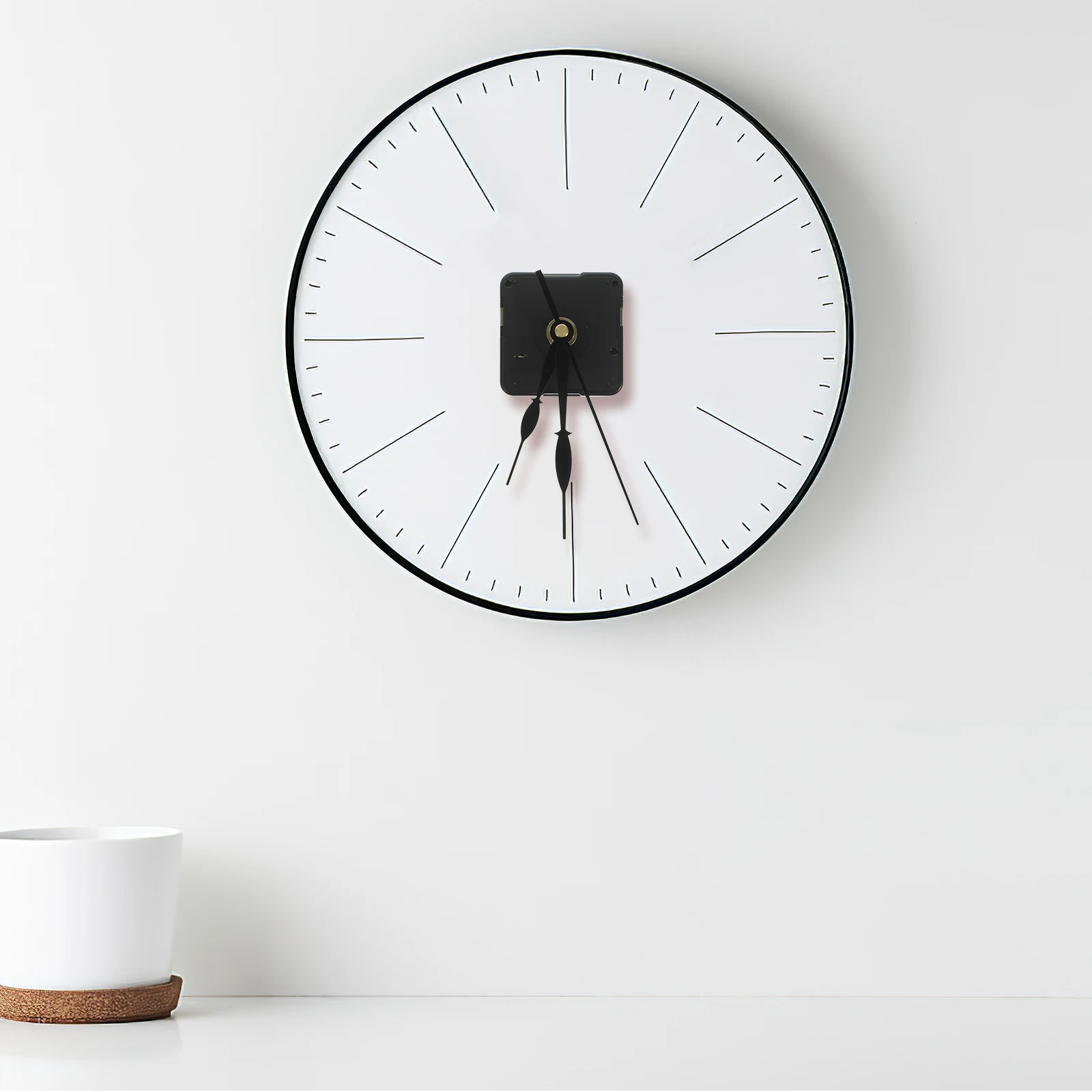 Silent Clock Movement 25CM Diameter Black Mute Mechanism Kit Plastic DIY Parts Wall Clock Hands Motor Repair Kit Accessories
Silent Clock Movement 25CM Diameter Black Mute Mechanism Kit Plastic DIY Parts Wall Clock Hands Motor Repair Kit Accessories