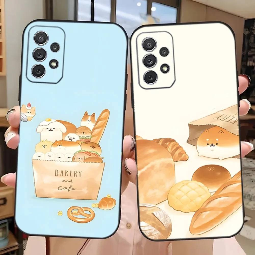 Cute Bread Dog Phone Case For Samsung Galaxy A13,A21s,A22,A31,A32,A52,A53,A71,A80,A91 Soft Black Phone Cover
Cute Bread Dog Phone Case For Samsung Galaxy A13,A21s,A22,A31,A32,A52,A53,A71,A80,A91 Soft Black Phone Cover