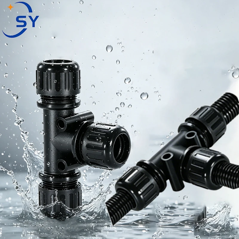 5pcs Corrugated Pipe Waterproof Joint Tee Plastic T-shaped Flame Retardant Nylon Fixed Hose Cable Threading Variable Diameter
5pcs Corrugated Pipe Waterproof Joint Tee Plastic T-shaped Flame Retardant Nylon Fixed Hose Cable Threading Variable Diameter