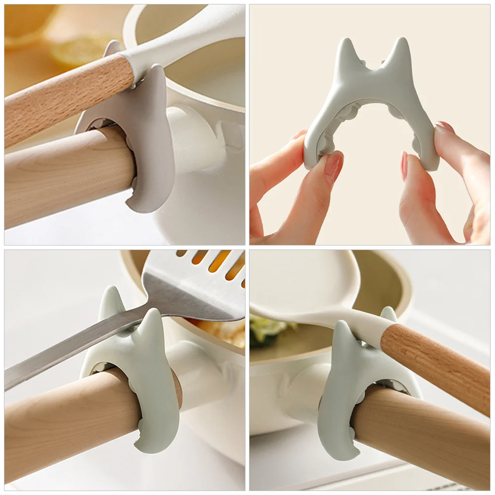 2Pcs Silicone Pot Clip Spoon Rest Holder Cartoon Lid Lifter Spill Proof Kitchen Gadget Steam Releaser for Cover Overflow
2Pcs Silicone Pot Clip Spoon Rest Holder Cartoon Lid Lifter Spill Proof Kitchen Gadget Steam Releaser for Cover Overflow